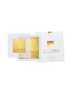 Pachet Mix Foite Aur 80x80mm si 50x50mm - 24kt Gold Leaves Mix Pack - Beauty Gold